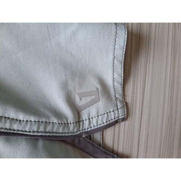 Vuori Trail Shorts Shale Neptune Stripe Mens Drawstring Pockets Gray Stripe XXL - Picture 9 of 12